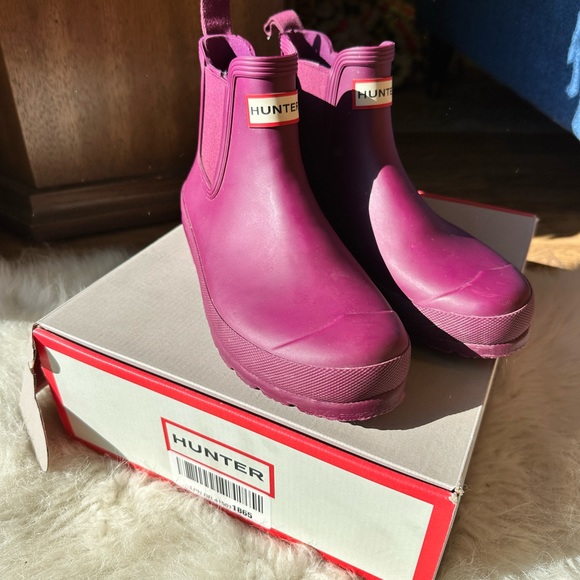 Hunter Shoes - Hunter Chelsea Boot Violet Size 8